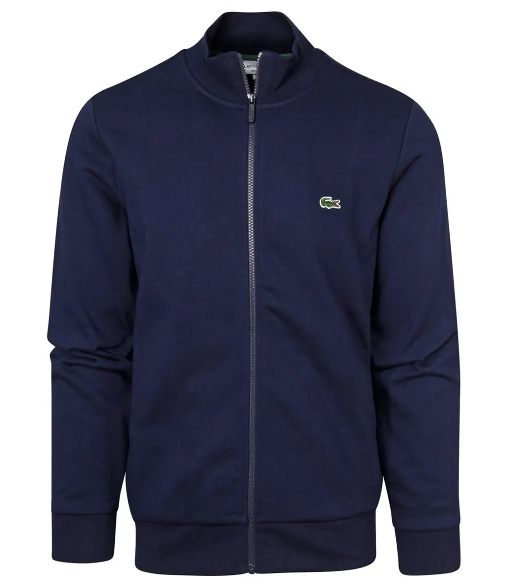 LACOSTE SWEATVEST DONKERBLAUW