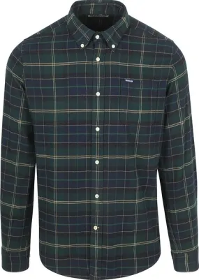 Barbour  Kyeloch Overhemd Ruit Donkergroen