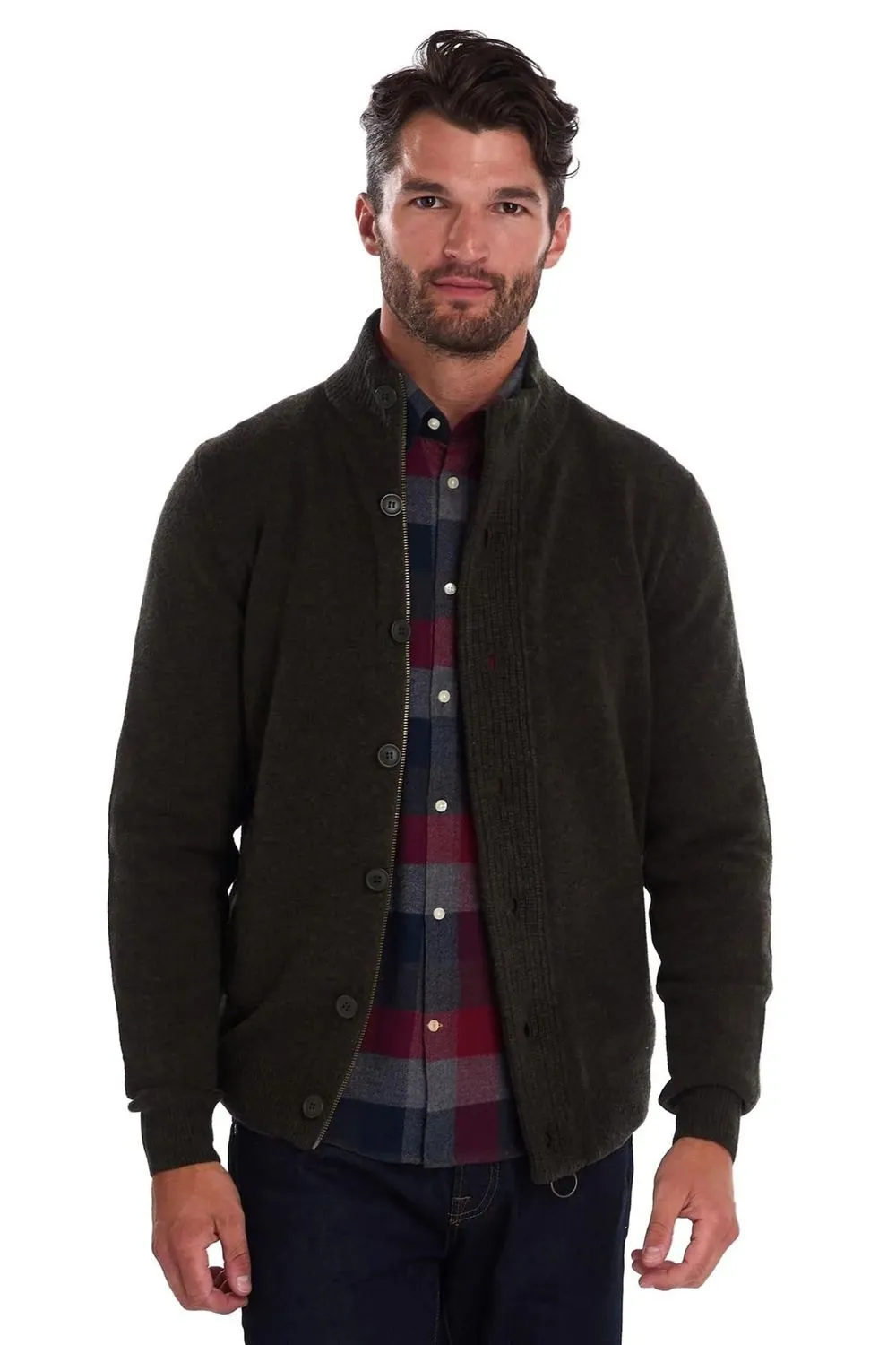 Barbour patch vest Groen