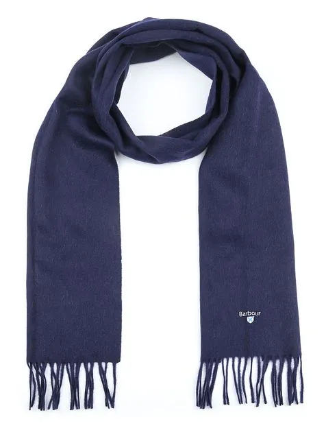 Barbour  Sjaal Lamswol Donkerblauw