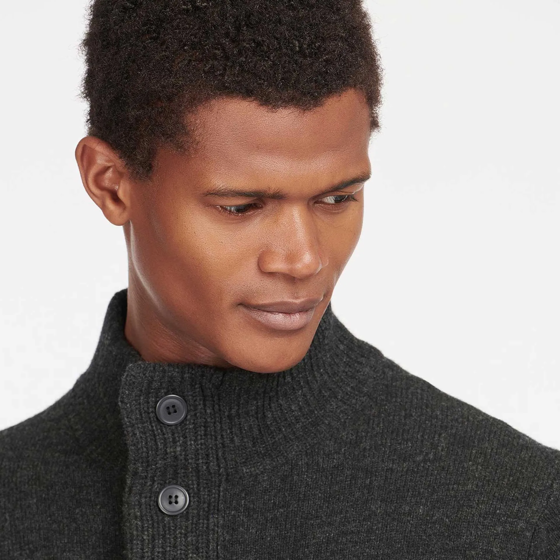 Barbour Sweater Donkergrijs            