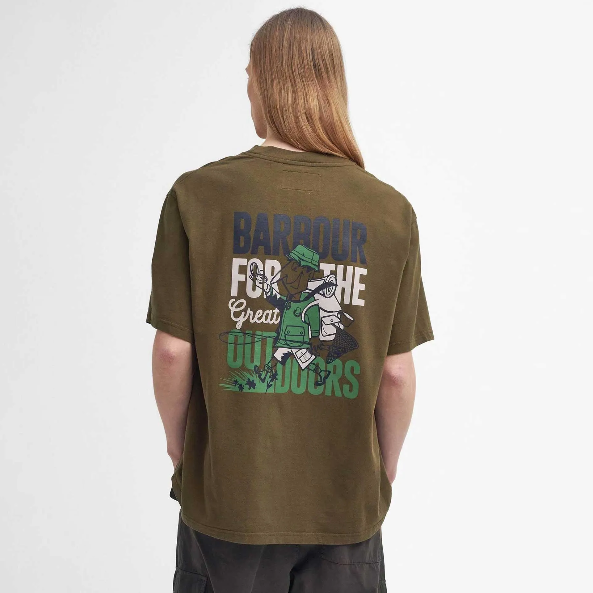 BARBOUR TSHIRT GROEN            