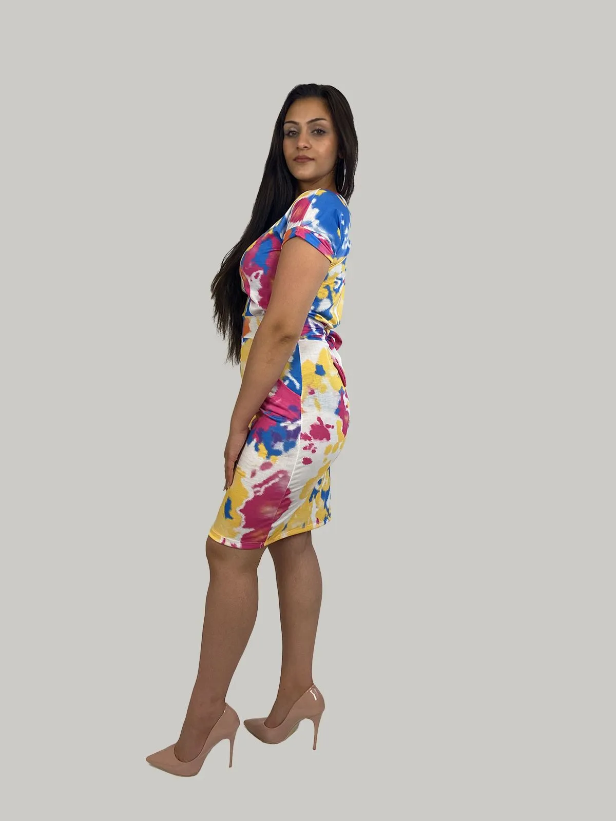 Comfortable Tie Dye Jurk