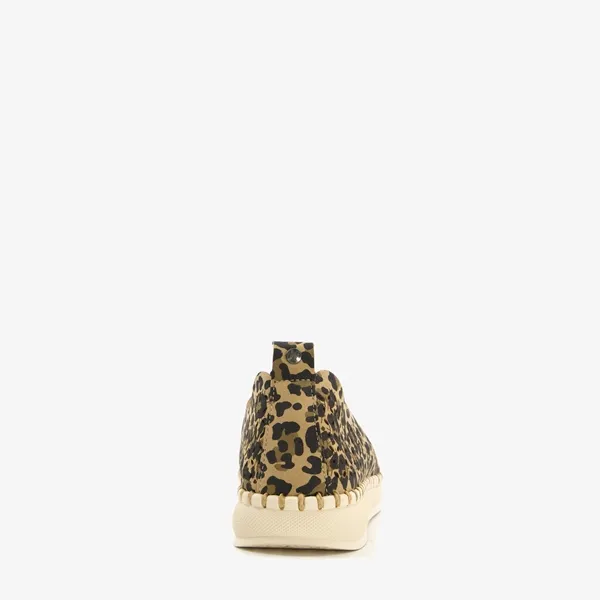 Hush Puppies Daisy dames instappers luipaardprint