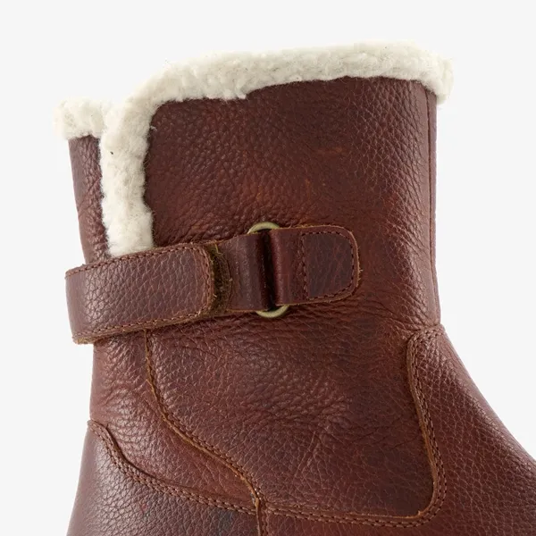 Hush Puppies gevoerde leren meisjes enkellaarsjes