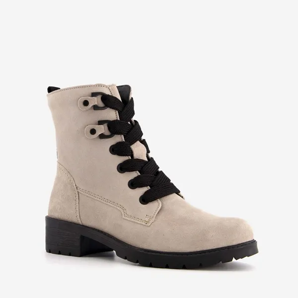 Hush Puppies suede dames veterboots