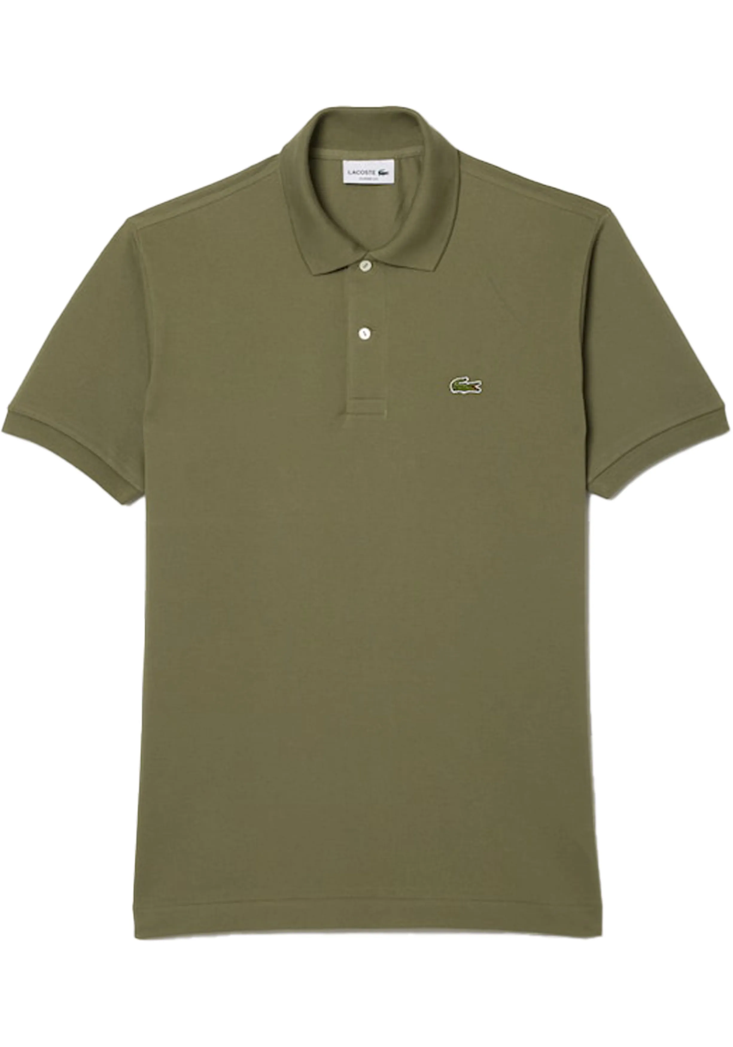 Lacoste Classic Fit polo, kaki groen