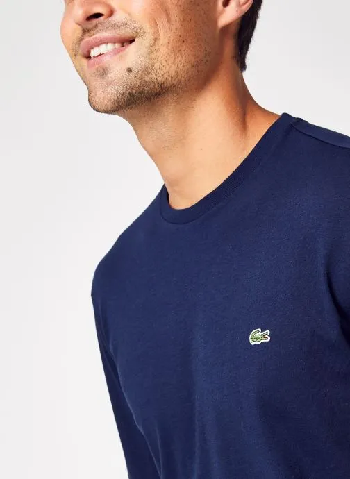      LACOSTE TEESHIRT ML PIMA COTON LACOSTE  BLAUW   