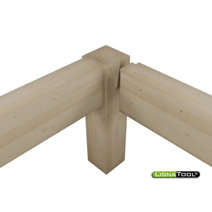 Lignatool zwaluwstaartfreesmal LT045(PR) Profipakket + Zwaluwstaart wisselmesfrees 15°
