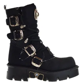 New Rock M-1473-RC1 (D) Bikerboots Zwart