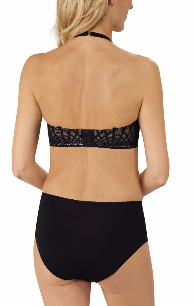 Pia prothese strapless/multiway Bh met beugel & voorgevormde cups,  kleur zwart