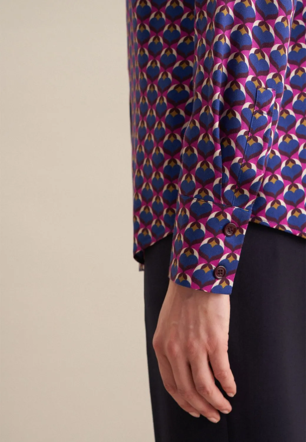 Seidensticker printed blouse multicolour