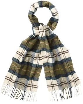 Sjaal Barbour Wool Cashmere Tartan Scarf Ancient