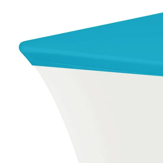 Topcover rechthoek symposium 183 cm turquoise