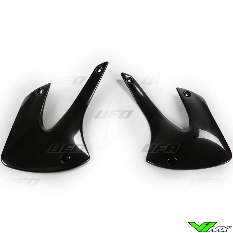 UFO RADIATEURKAPPEN ZWART  KAWASAKI KX85