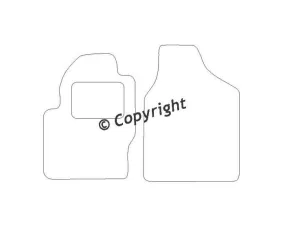 Velours mattenset VW Sharan voorset 1995-2006